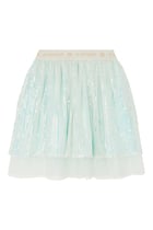 Sequin-Embellished Skirt