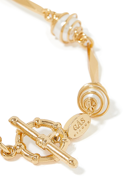 Perla Bracelet, Gold-Plated Metal & Pearls