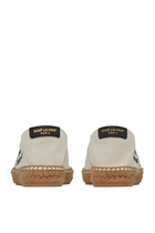 Logo Embroidered Canvas Espadrilles