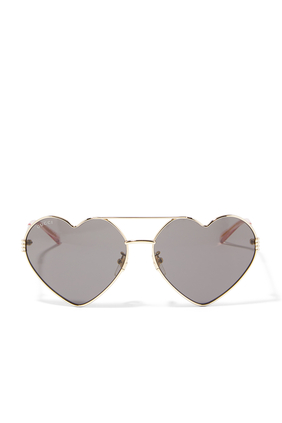 Heart-Frame Sunglasses