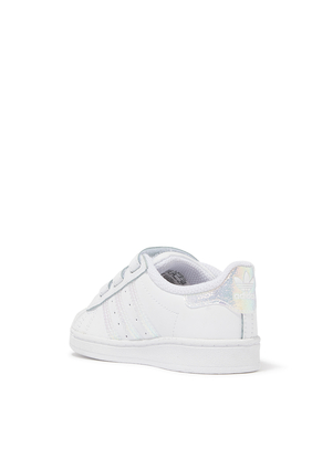 Kids Leather Superstar Sneakers