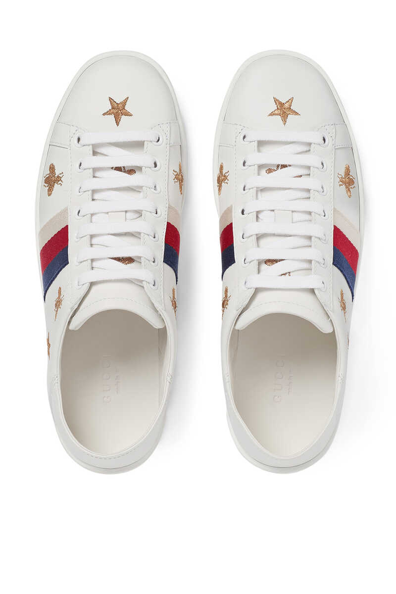 Buy Gucci Ace Embroidered Sneakers - Womens for AED 3300.00 Sneakers | Bloomingdale&#39;s UAE