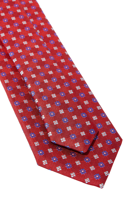 Micro Floral Silk Tie
