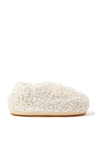 Sandal Band Astrakan Shearling Slipper