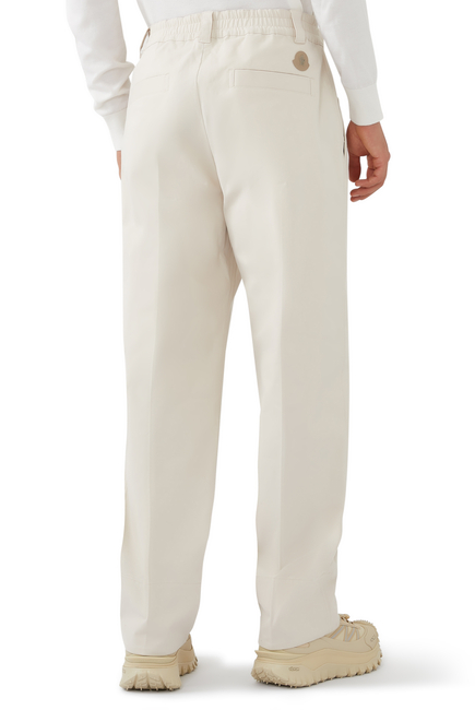 Cotton-Blend Trousers