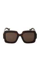 Square Frame Double G Sunglasses