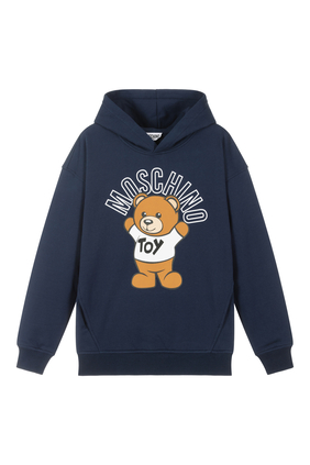 Teddy Logo Hooded Sweatshirt