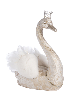 Plume Swan With Crown