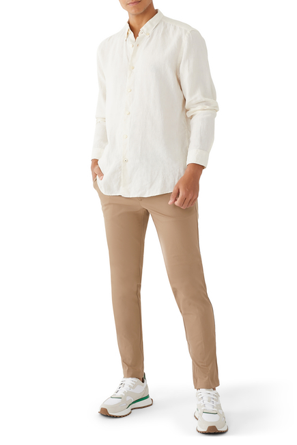 Regular Fit Linen Shirt