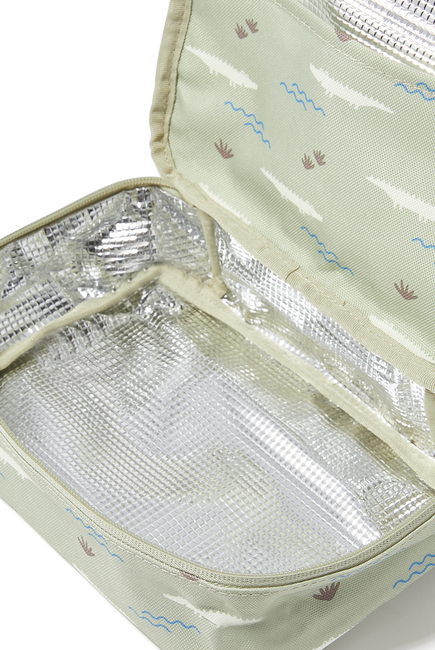 Kids Insulated Crocodile Snack Bag