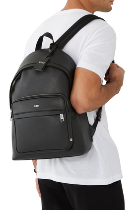 Zair Leather Backpack