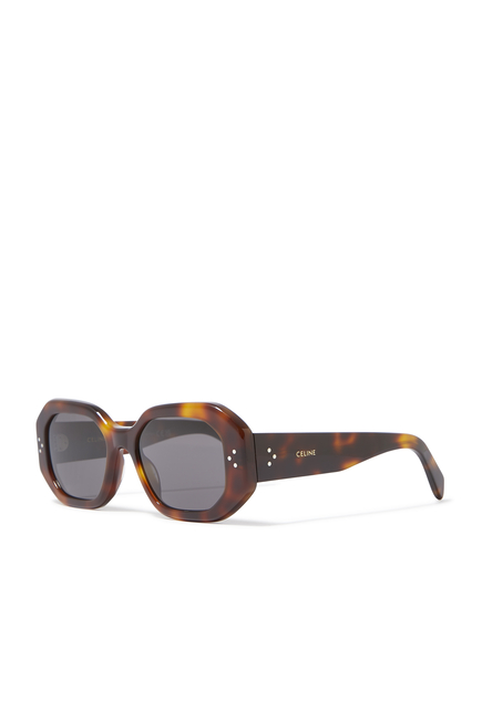 Dots Oval Sunglasses