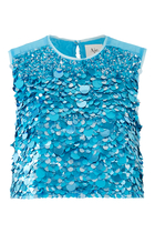 Celeste Sequin Shell Top