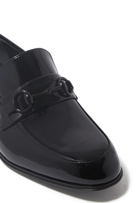 Horsebit Patent Leather Loafers