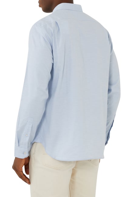 Stretch Oxford Long-Sleeve Shirt