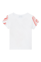 BG T-shirt ss w Kenzo Print front and back Bamboo:WHITE:9M