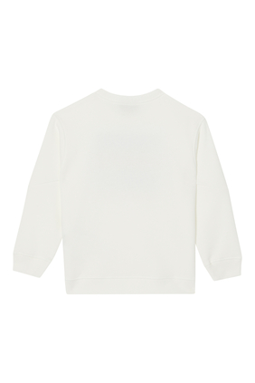 Felted Cotton Logo Sweatshirt