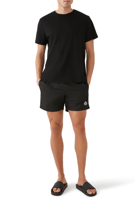 Logo Patch Swim Shorts