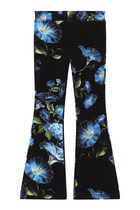 Kids Flared Floral Leggings