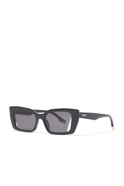 Fendi Way Rectangular Sunglasses