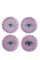 Fleur Coasters, Set of 4