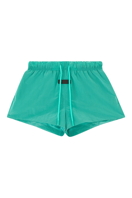 Crinkle Nylon Running Shorts