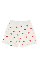 Heart-printed Shorts
