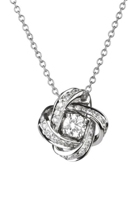 Pendant Pivoine Diamond Necklace