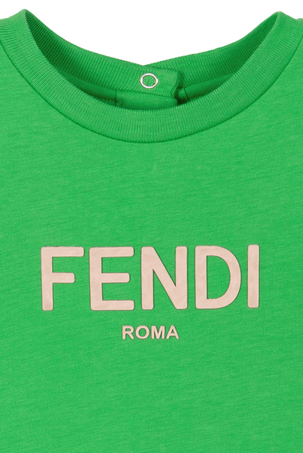 Roma Logo Cotton T-Shirt