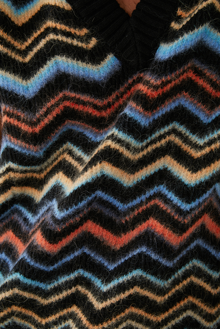 Zigzag Wool Mohair Vest