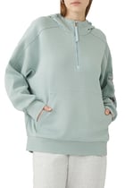 Oversized Half-Zip Sweatshirt