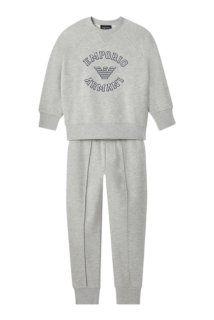 Kids Logo Cotton-Blend Tracksuit