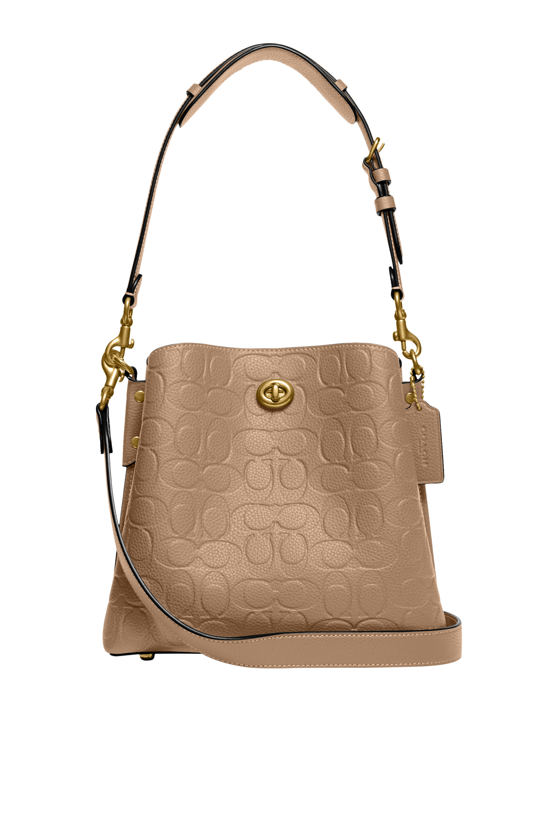 Coach sale embossed leather