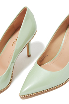 Waverly Beadchain Pumps in Leather