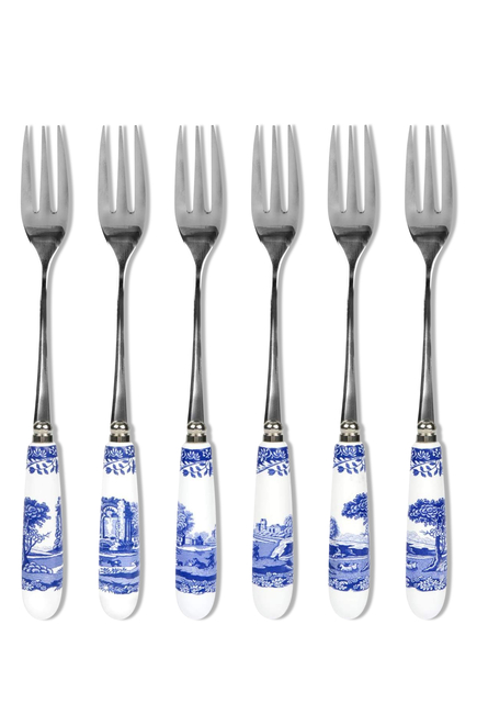 Spode Blue Italian Forks