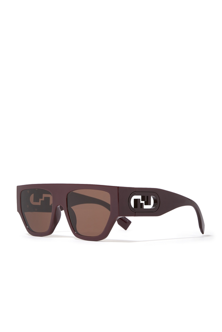 O'Lock Geometric Sunglasses