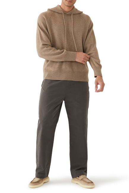 Baby cashmere sweatpants in brown - Auralee