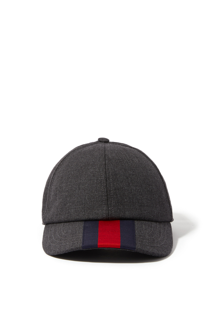 Canvas Baseball Hat with Web