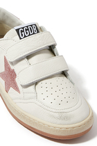 Kids Ball Star Leather Sneakers