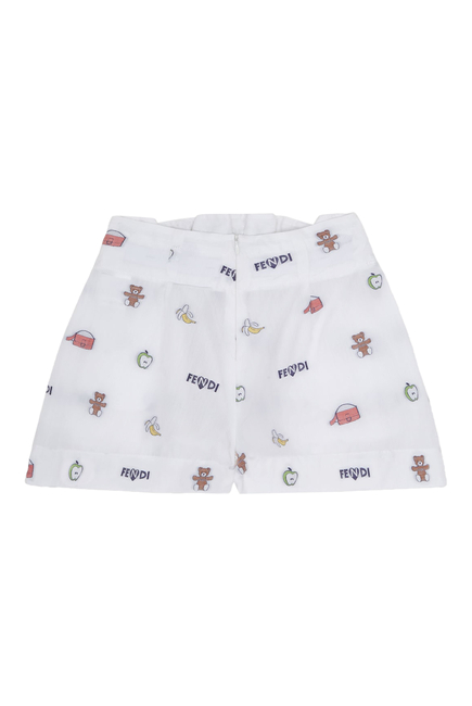 Logo Print Shorts