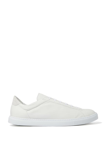 Racquet Leather Sneakers