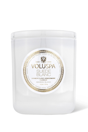 Suede Blanc Classic Candle
