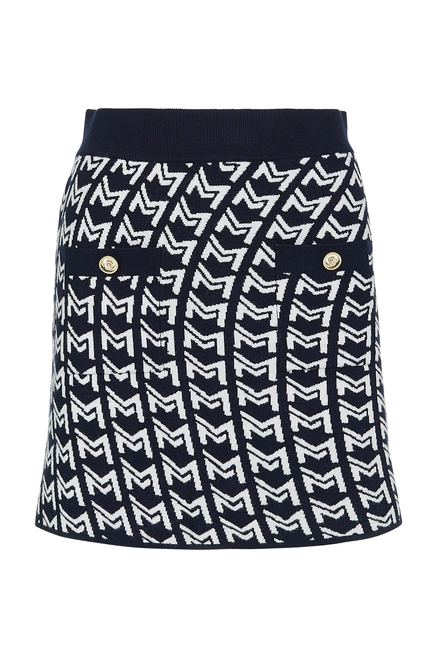 Monogrammed Mini Skirt