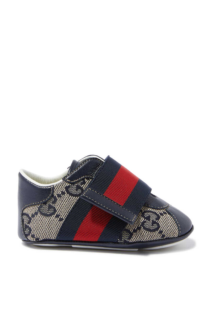 Buy Gucci Baby Sneaker With Web Detail - Kids for AED 750.00 Sandals ...