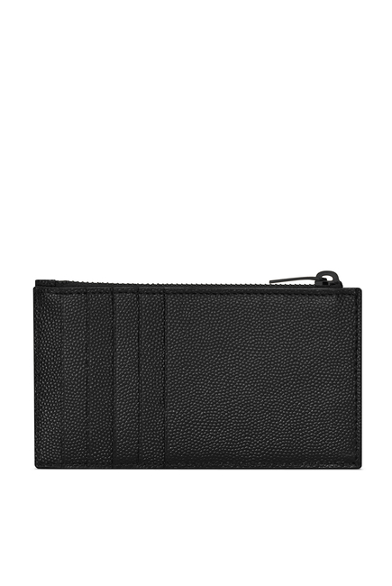 Monogram Fragments Zip Card Case