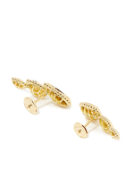 Serpent Bohème Triple Motif Stud Earrings, Paved with Diamonds