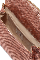 Stelle Crystal-Embellished Chainmail Shoulder Bag