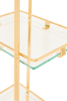 Square Gold-Plated Trolley