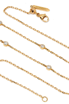 Sparkle Round Choker, 18k Yellow Gold & Diamond