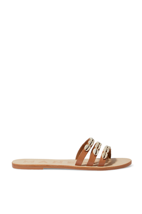Seashell Slide Sandals